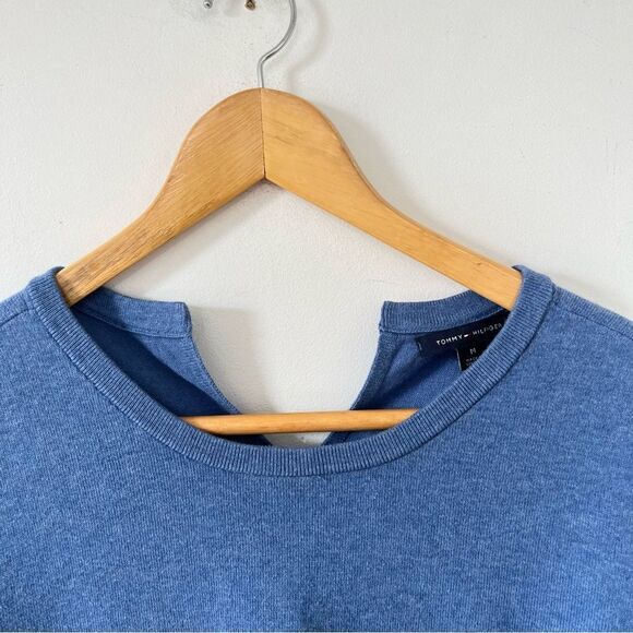 Tommy Hilfiger Light Blue Crewneck Long Sleeve Sweater - Picture 9 of 9
